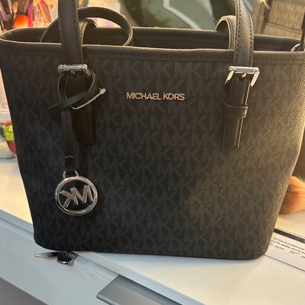 Michael Kors Black Signature Tote